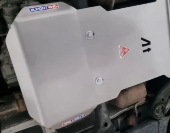 Protección central 8mm Volkswagen Touareg 7L V8 twin-catalyst 2004-2010
